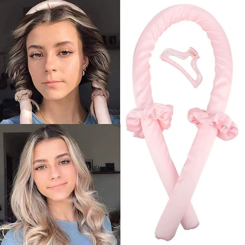 Heatless Hair Curls Headband for Women Soft Shiny Hair Curling Rod Hairdressing Tool Accessory